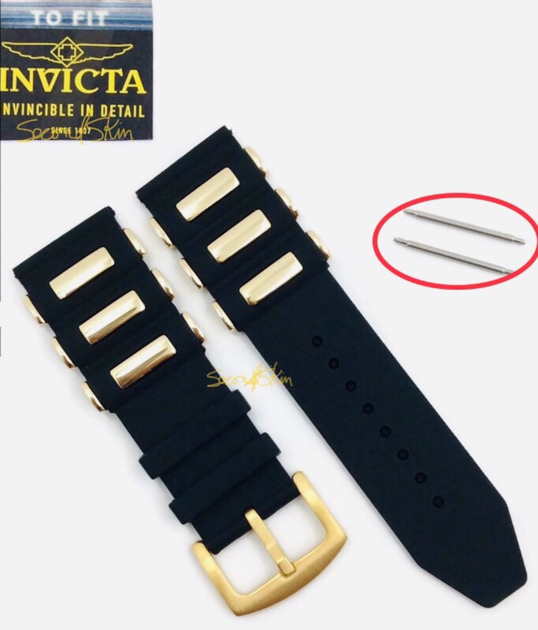 Vicdason for Invicta Pro Diver Watch Bands with Metal