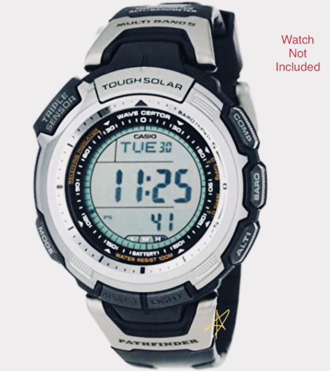 Genuine Casio Watch Band Pathfinder Paw1300 Paw1300y Paw110 Etsy