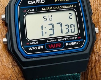 Watch strap Casio f. W 720,W 720T,W 720M,ATC 1000, CA 53W, e.g Watch strap Casio f. W 720,W 720T,W 720M,ATC 1000, CA 53W, e.g