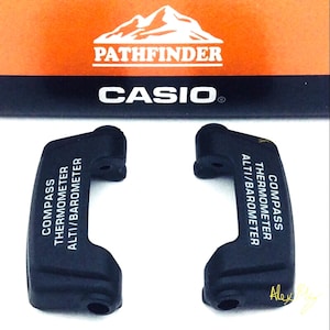 2 X Casio Genuine Pathfinder PAG-240 Rubber Cover End Pieces PRG-130 PAW-1500