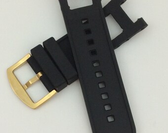 Ersatzarmband INVICTA 6043 Invicta 0924 Subaqua Noma IIII - Invicta Hodinky Silikon Armband Für Noma III 6043 Schwarz 28mm