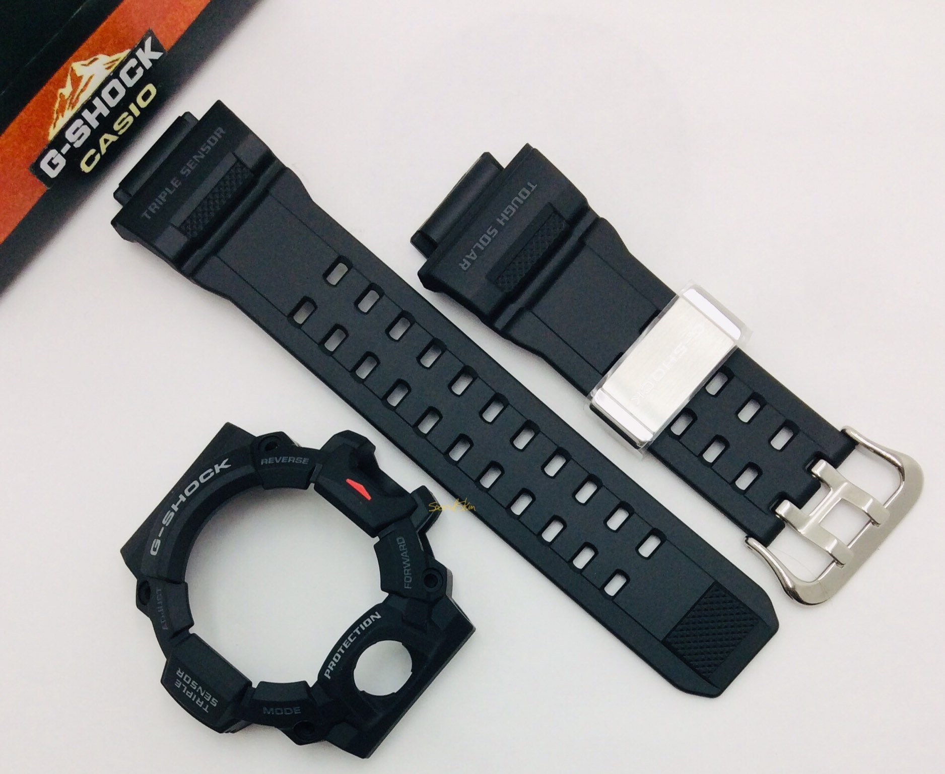 Casio Original G-shock Band GW-9400-1 Black Strap Bezel India