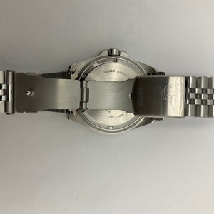 Casio MDV106B-2AVCF, PEPSI, Duro, men's silver S/Steel watch, 200-meter WR custom, anti-reverse Bezel image 9