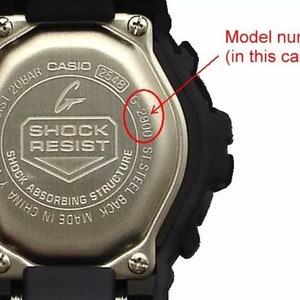 Genuine Casio Watch Band G-shock DW5300-1AV DW5900-1 DW6000 - Etsy