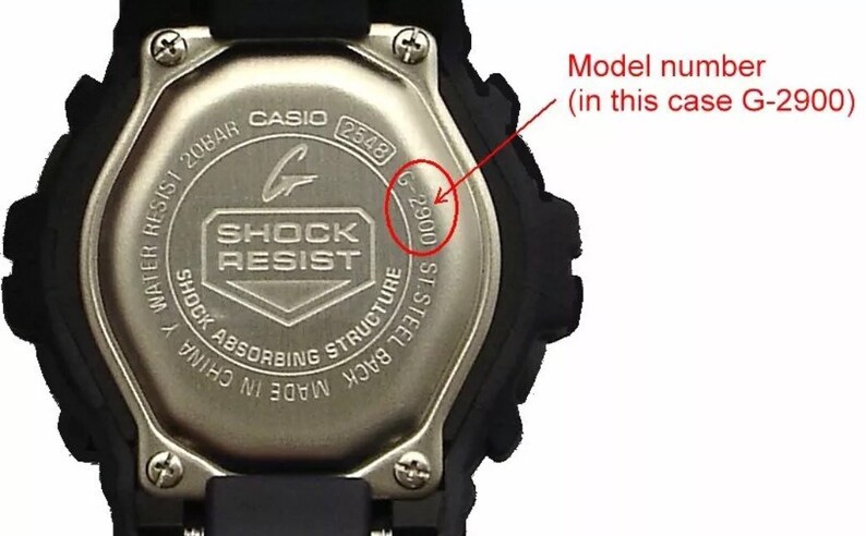 Genuine Casio Watch Band G-shock DW5300-1AV DW5900-1 DW6000 | Etsy