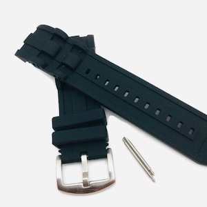 26mm Rubber Black Watch Band Strap For Invicta Pro Diver 6977-6978-6981-6983 23702