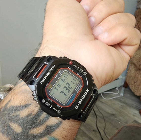 New SOLAR Casio G Shock GW-M5610 Custom Full Metal Black Stainless