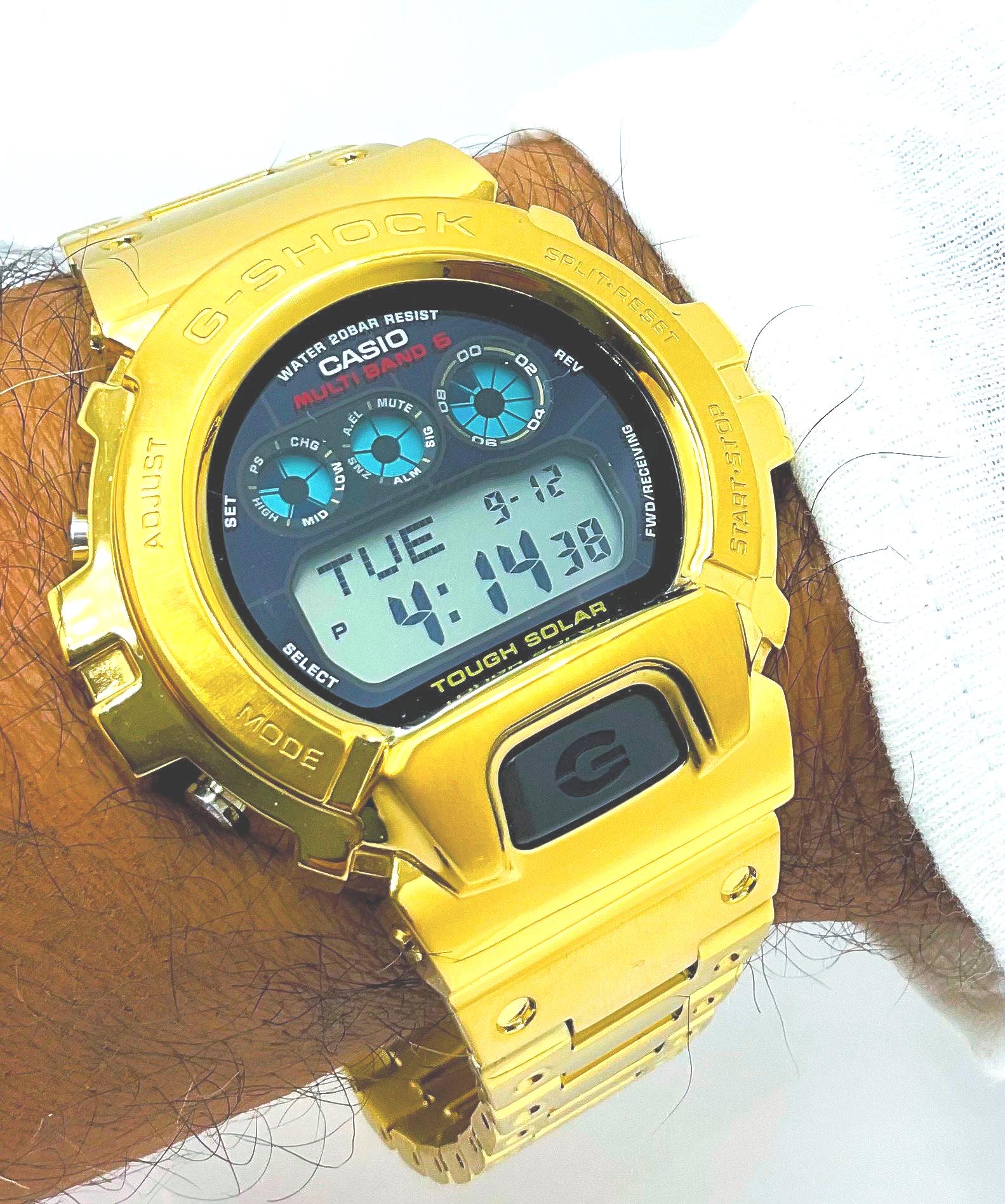 G-SHOCK 金、GOLDカスタムDW-6900JT-3JF G-SHOCK 金、GOLDカスタムDW-6900JT-3JF Casio G Shock 6900 Yellow