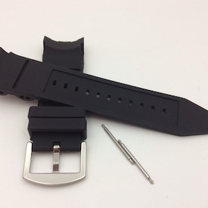Correa de reloj negra de goma de 26 mm para Invicta Pro Diver 6977-6978-6981-6983 23702 imagen 7
