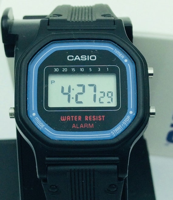 Nuevo Reloj Mujer Casio LA11WB-1WCB 3191 Correa de Resina Negra Alarma  Resistente al Agua -  España