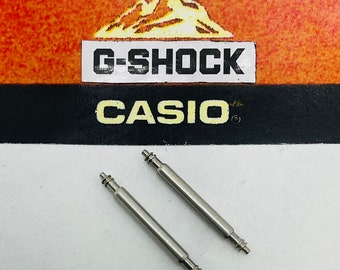 2 barras de resorte para Casio G-Shock: pasadores de correa de acero inoxidable (16 mm)