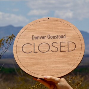 Chalkboard Open/Closed Sign / Chalkboard Sign / Reversible | Etsy