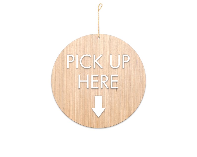Custom pick up Here Sign / Business pick | Etsy