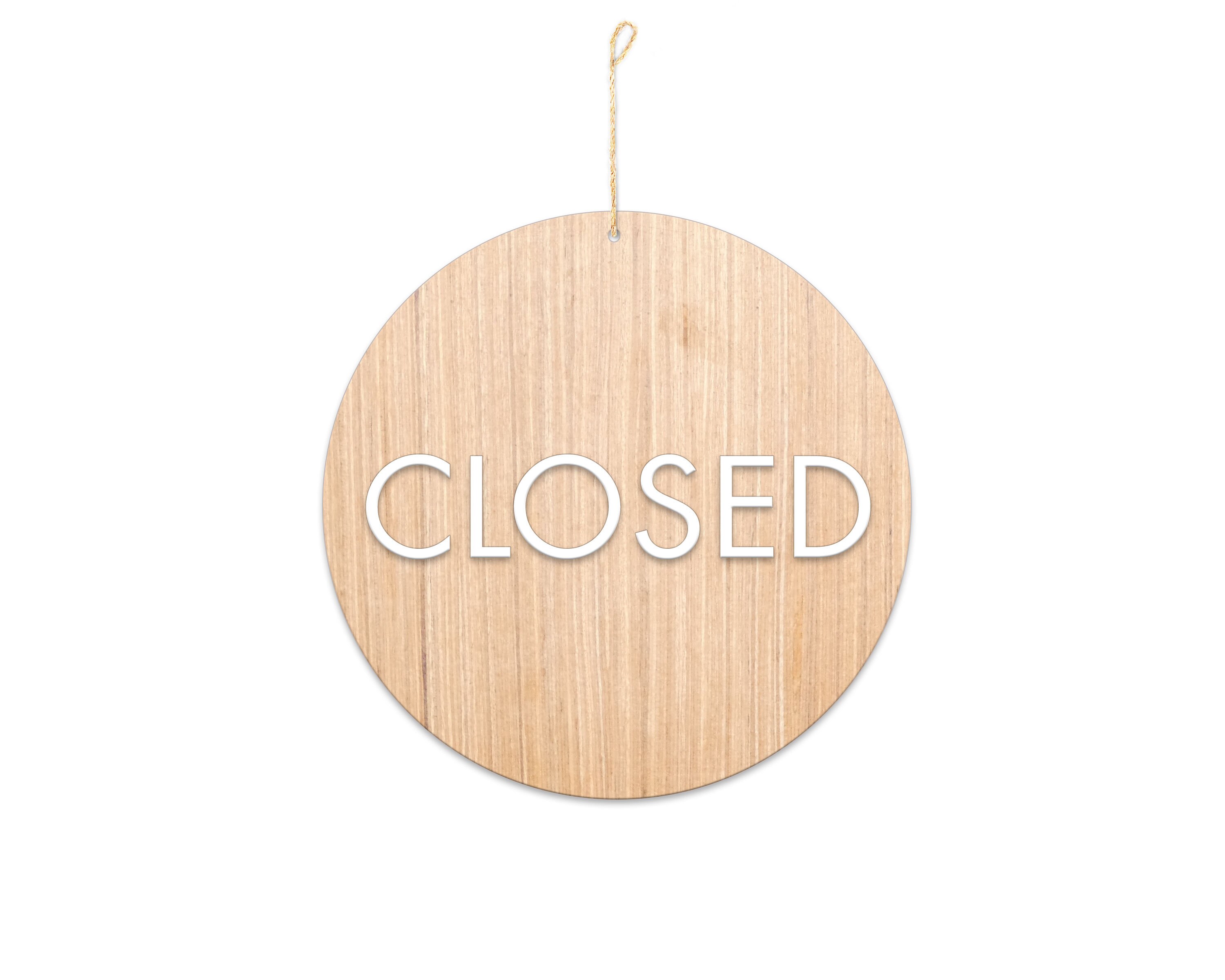 Office Open Closed Sign / Wood Open Closed Sign / Business | Etsy Australia