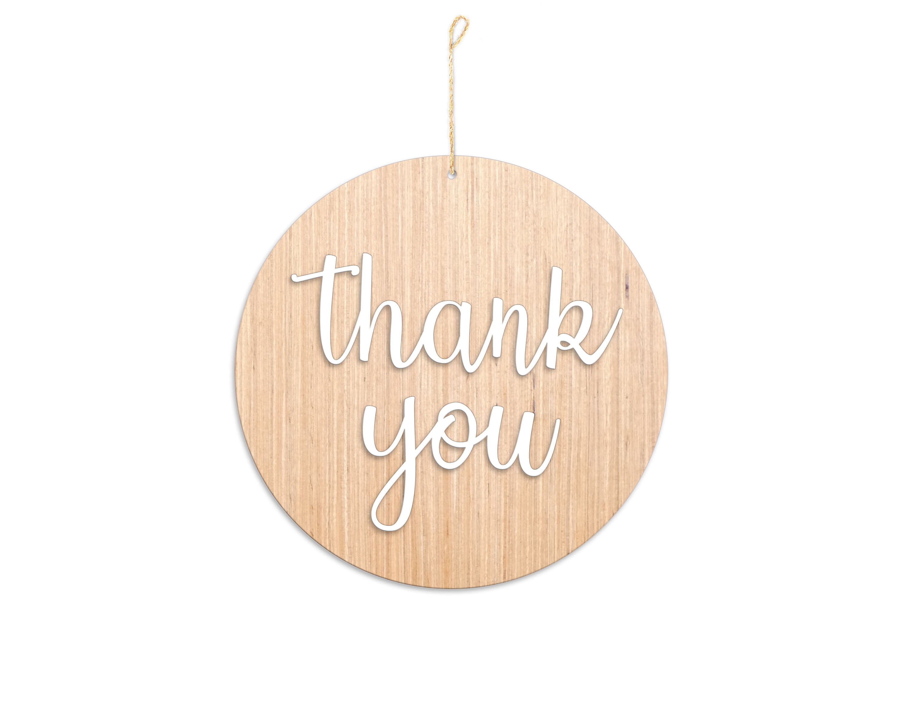 Wooden thank You Sign / thank You Sign - Etsy