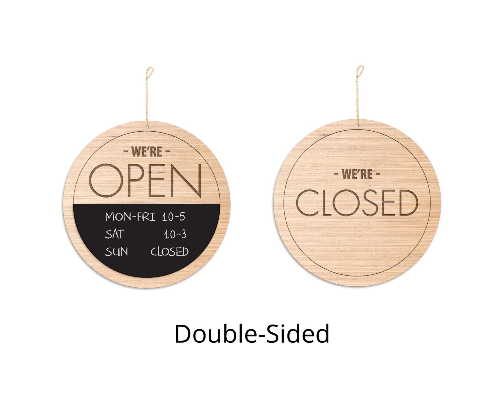 Chalkboard Open/closed Sign / Chalkboard Sign / Reversible Etsy