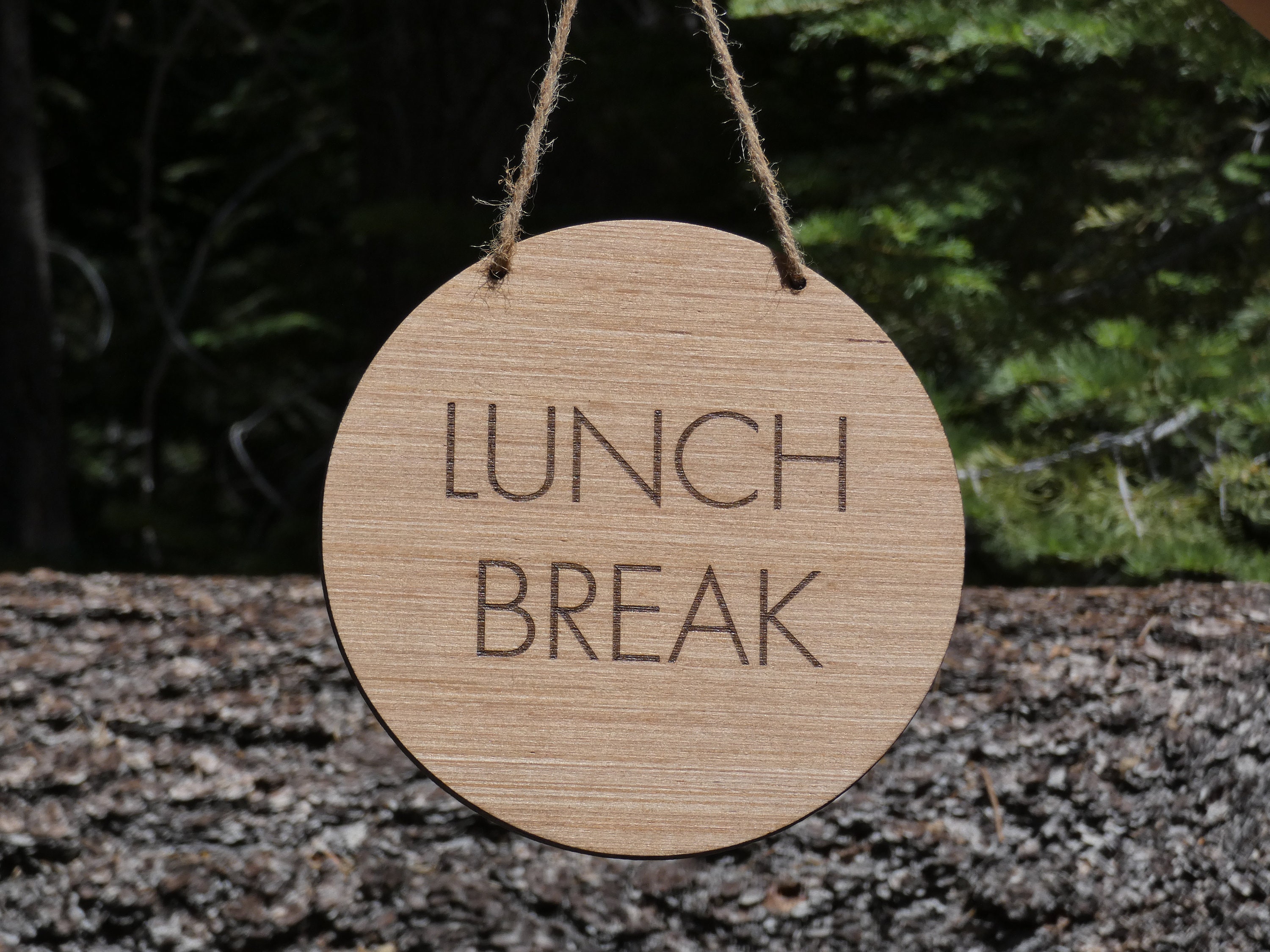 Printable Lunch Break Signs