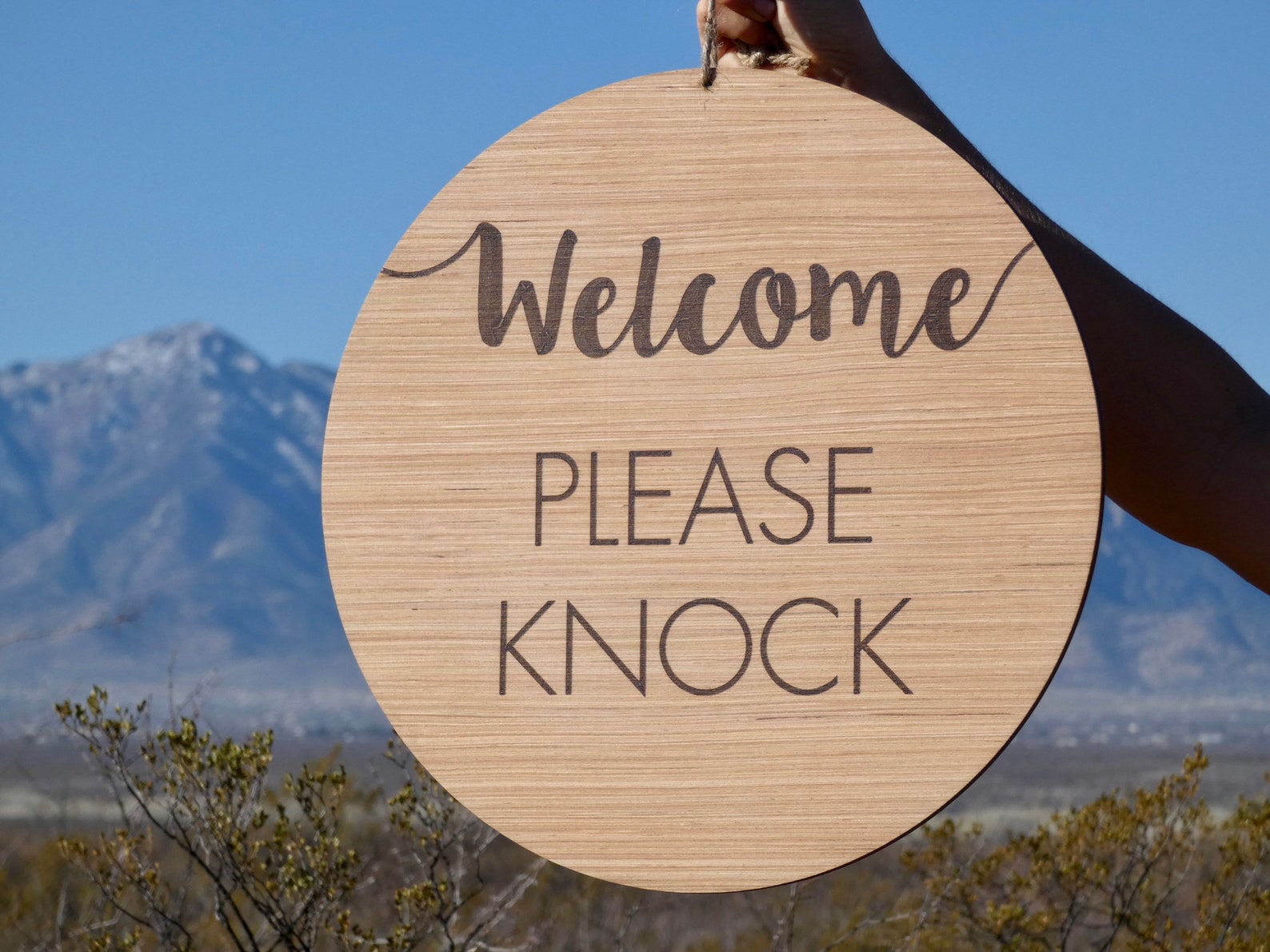 Tableau Message - Bleu - A2 Design Letters Bleu | Marais