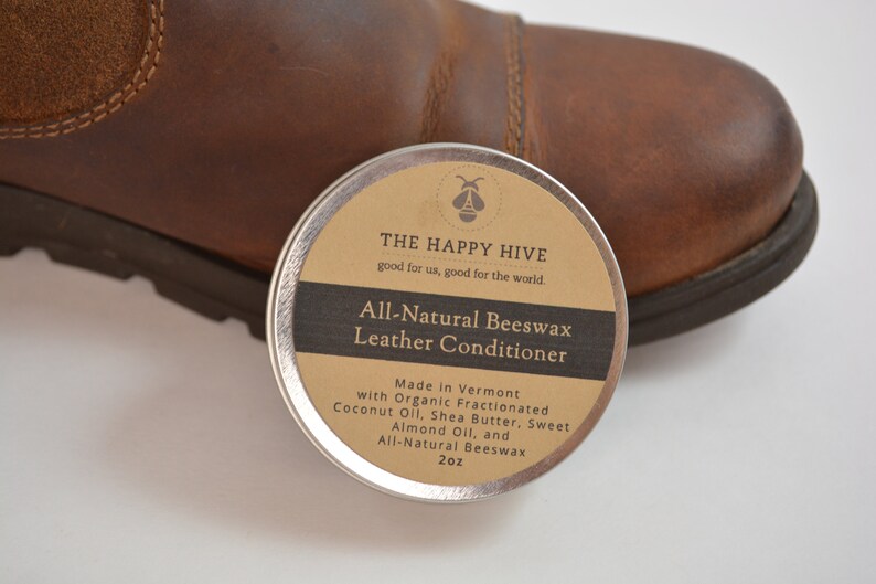 Natural Beeswax Shoe Polish & Leather Conditioner Etsy