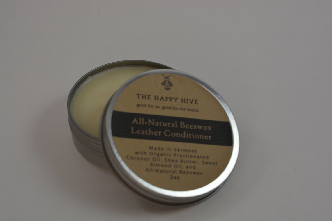 Natural Beeswax Shoe Polish & Leather Conditioner Etsy