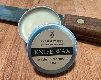 Knife Wax - All-Natural Beeswax, Carnauba, and Coconut Oil