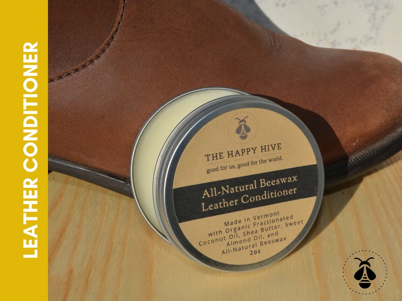 Natural Beeswax Shoe Polish & Leather Conditioner Etsy