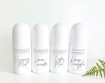 All Natural Magnesium Deodorant — only 3 ingredients!