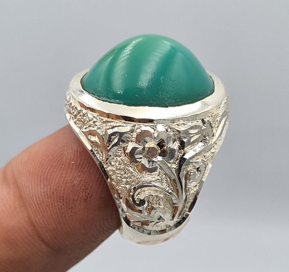 Green feroza best sale stone