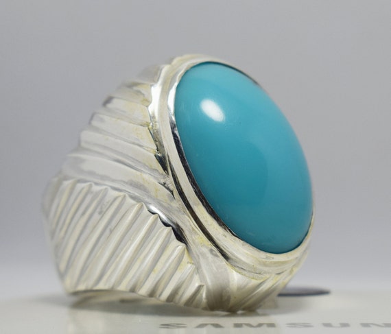 Ring w/ Pretty Blue Stone | Mermaid ring, Blue stone, Turquoise ring