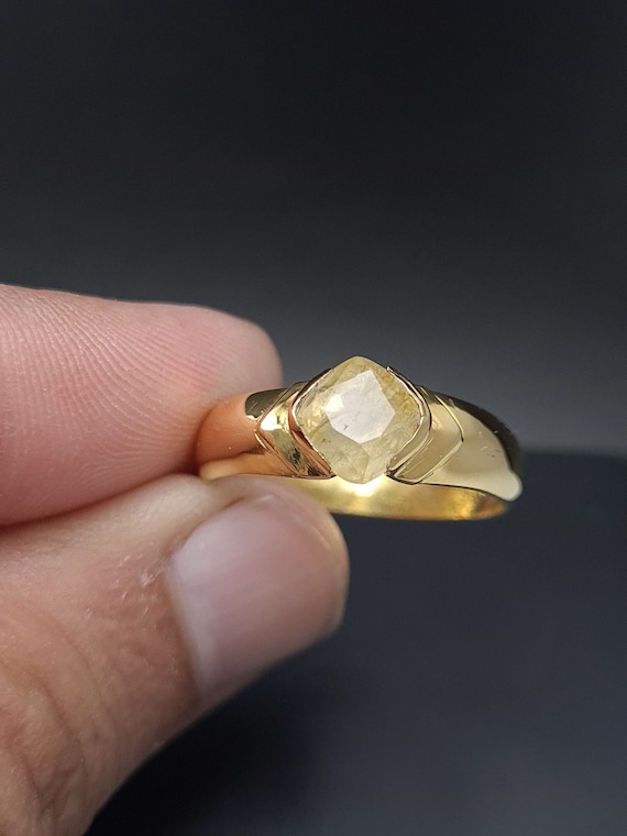 PRIYANSHU NAVRATN Certified Neelam Ring 5.25 - 6.00 Ratti Natural Blue  Sapphire Neelam Ring Panchdhatu Gold Plated Adjustable Ring For Men and  Women Alloy Sapphire Gold Plated Ring Price in India -