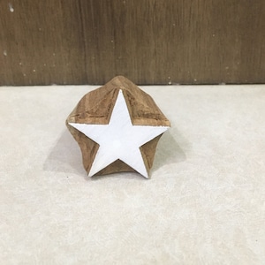 Bloc d'impression rond en bois indien sculpté, design rond Tampon d'impression en bois indien sculpté à la main ; tampon textile; tampon de poterie,