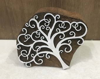Fair Trade Tree Of Life Soap Stamp Hand Carved Print Stamp Tree Block Stamp Hand Carved Block For Printing Carve Block Soap Making Stamp