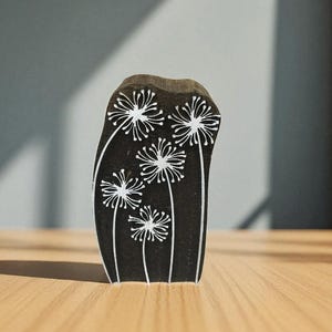 花柄彫刻インド木製印刷ブロックスタンプ手彫りインド木製印刷ブロック、織物スタンプ、陶器スタンプ、