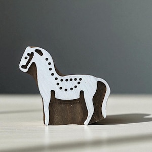 Indian Wooden Printing Blocks:  Solid Horse Stamp, hand carved Indian wood printing block; textile stamp; pottery stamp,