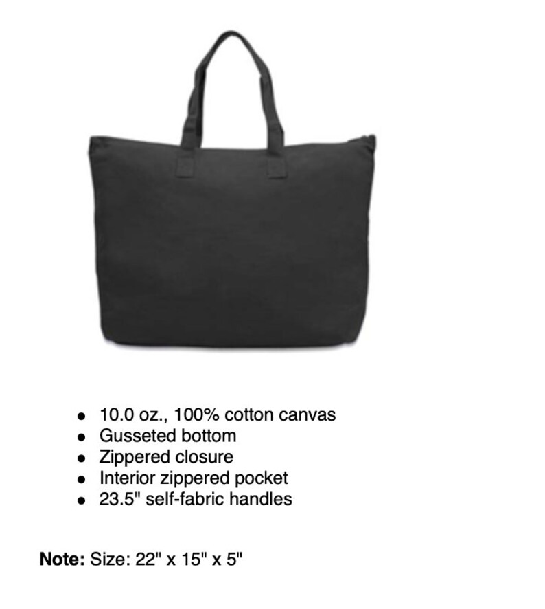 Zippered Canvas Bag I need to teach my facial expressions to use their indoor voice