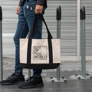 Not of This World - Romans 12:2 - Christian - Canvas Bag