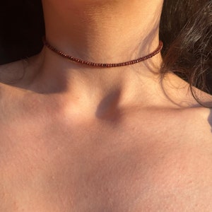 Womens Chokers, Seed Bead Stacking Necklace, Minimalist Necklace, Beaded Choker, Handmade in UK