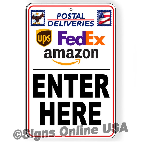 Enter Here Sign - Etsy