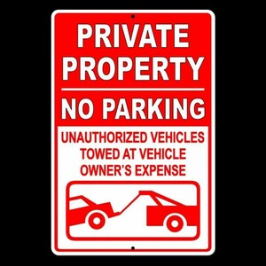Private property no parking violators towed at owners expense Sign / Decal  / Magnetic Sign