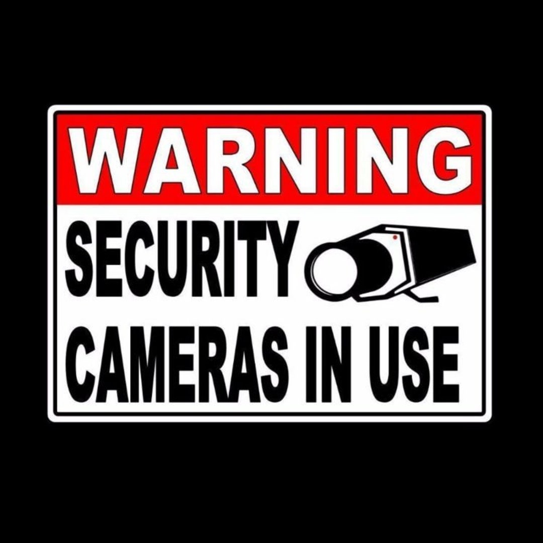 Warning Security Cameras in Use Video Surveillance Sign Sign / Decal