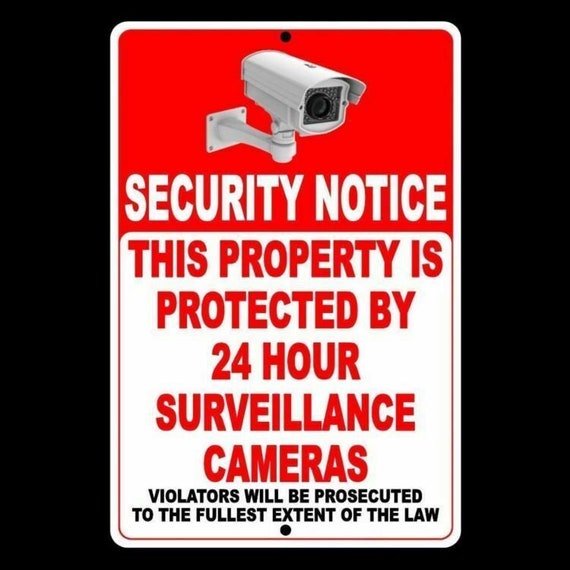 Buy Security Notice This Property Protected 24 Hour Surveillance