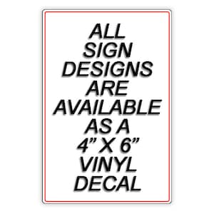 Warning Dogs On Premises Do Not Enter Unannounced Metal Sign/ Magnetic Sign / Decal security beware of dog bite SBD023 image 7