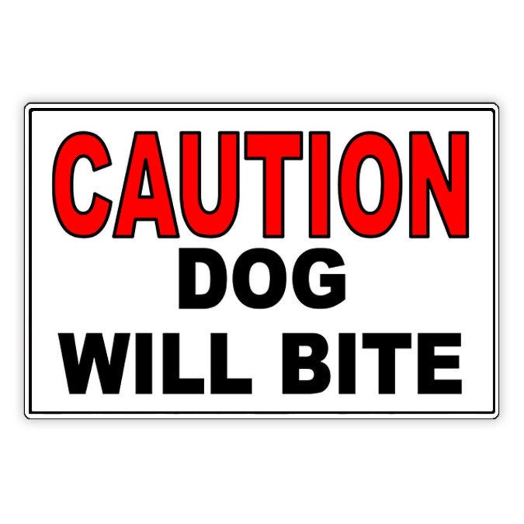Cartello In Alluminio 'Do Not Enter Dogs Will Bite' 20,3x30,5 Cm, Per Esterni - 4