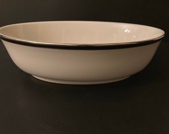 Lenox Black Royale Vegetable Serving Dish