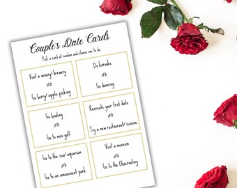 50+ Couple's Date Cards - Pick or Choose Your Fun Date