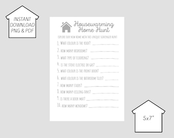 Housewarming Home Scavenger Hunt