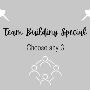 Team Building/ Workplace/ Office Special - Choose any 3 printable activities - Create your own bundle pack!