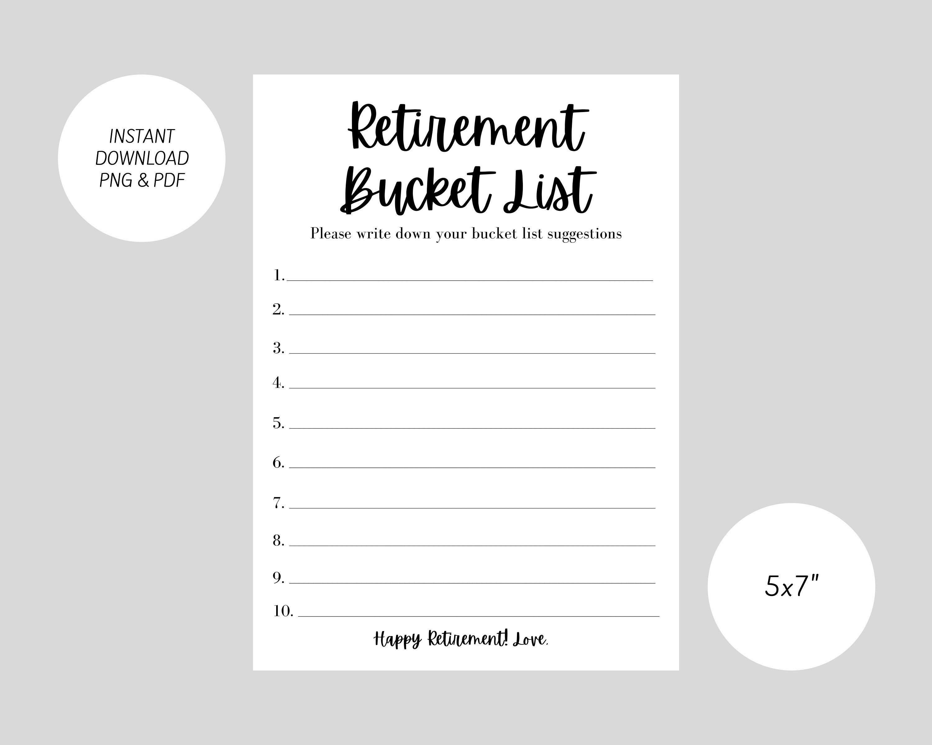 Retirement bucket list: 10 Things to do before retirement – The Retirement  Solution