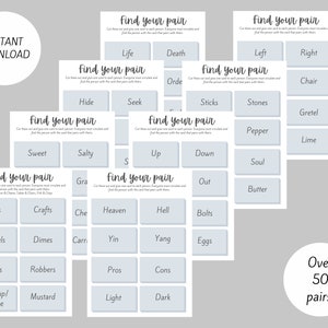 Team Building Activity - Find Your Pair Game