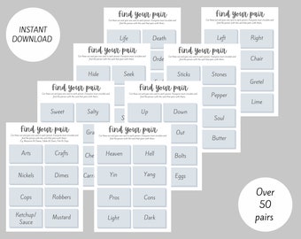 Team Building Activity - Find Your Pair Game